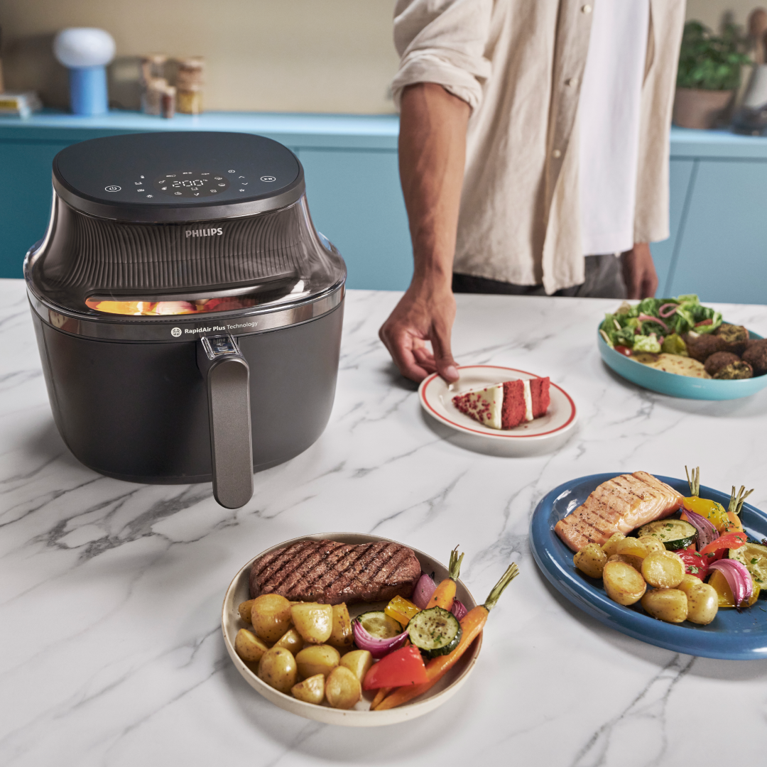 Freidora de Aire Philips, 16 Funciones de 6.2 L - Series 3000 -