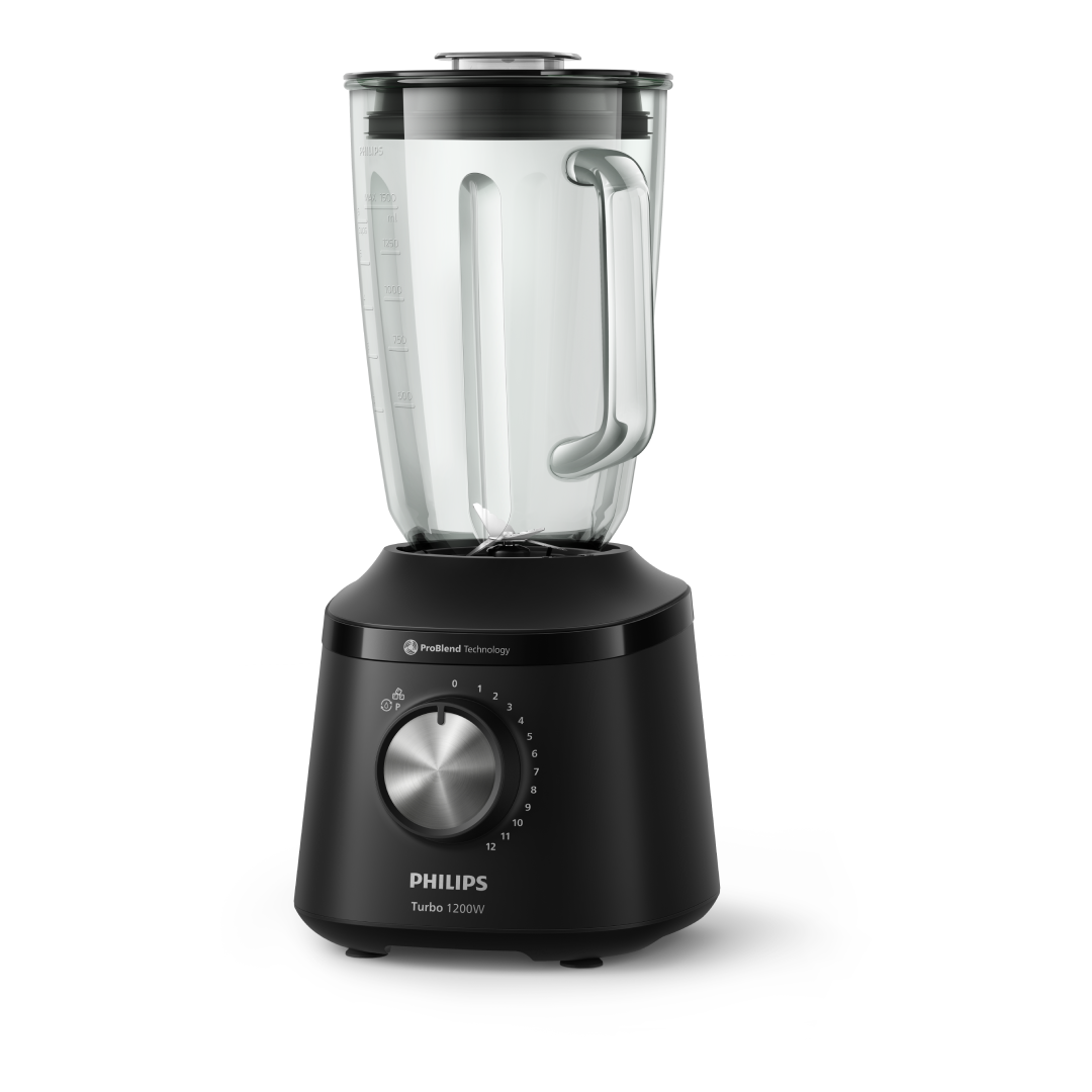 Licuadora Philips con jarra De Vidrio 2 Litros 4 Cuchillas Pro Blend