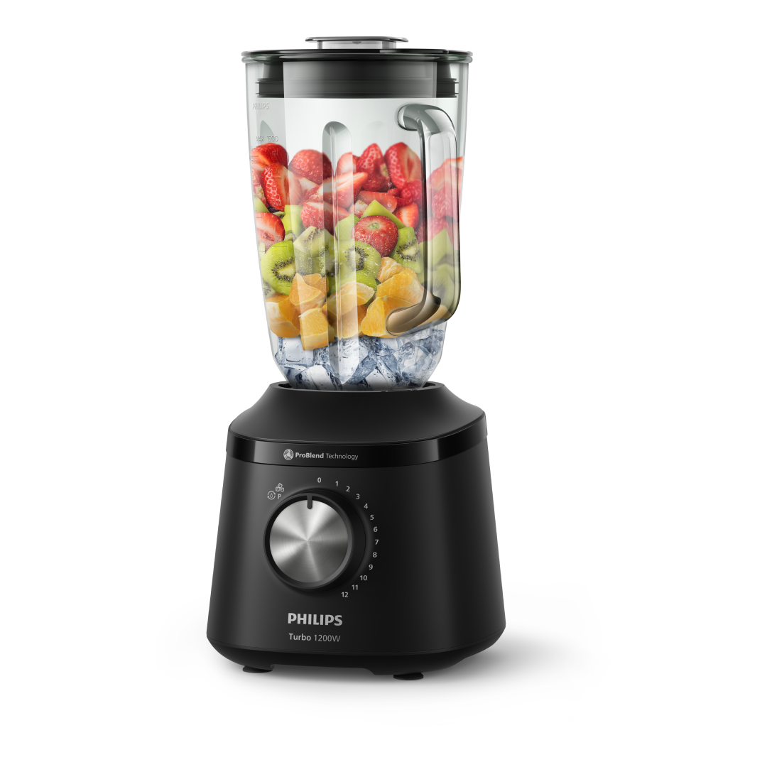 Licuadora Philips con jarra De Vidrio 2 Litros 4 Cuchillas Pro Blend